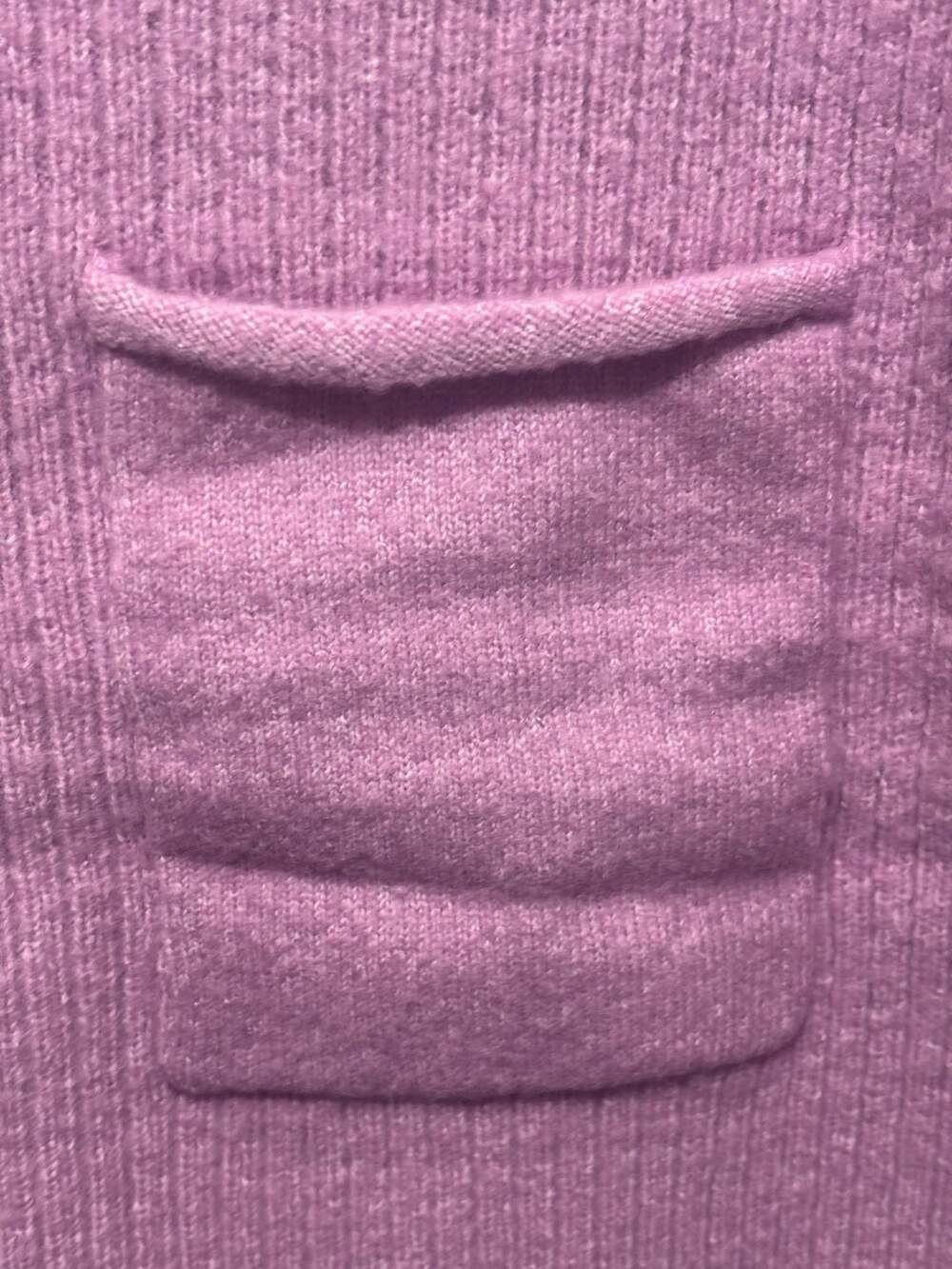 NWOT Zenana Mock Neck Short Sleeve Sweater Dress with Pocket in Lavender - Picture 5 of 5
